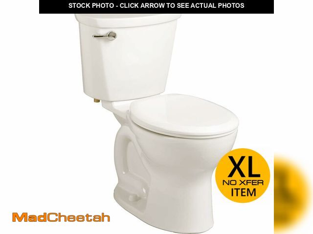 Lot 74-12629164 - American Standard 215DB.004.020 Cadet Pro 1.6 GPF 2-Piece Round Front Toilet with 10-in Rough-In, La...