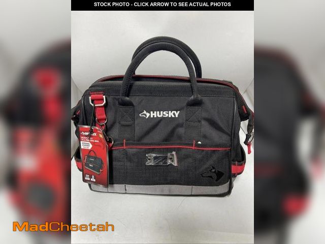 Lot 74-12419455 - Husky Heavy-Duty 14 in. PRO Tool Bag - UNUSED