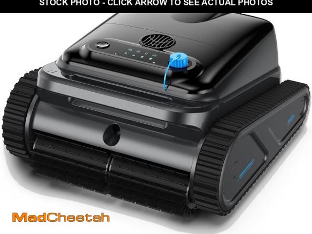 Lot 74-12167728 - OUCAXIA Y50S Robotic Pool Cleaner, Upgraded Motor, Powerful Wall-Climbing with Scrubber Brushes, Sma...