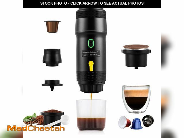 Lot 74-12440329 - obecilc 3 In 1 Portable Coffee Maker for Travel, 20 Bar Portable Espresso Machine with USB,Travel Co...