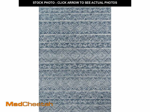 Lot 74-12629285 - Momeni Mallorca Blue Area Rug 8' X 10' - USED