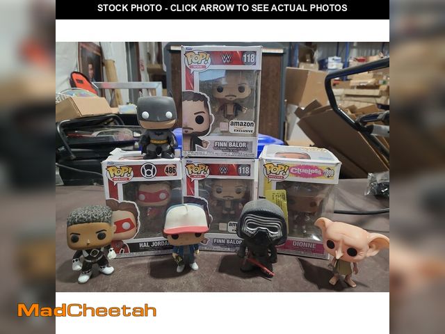 Lot 74-14586502 - 9 Miscellaneous Funko Pop! Vinyl Figures - 4 with Boxes &amp; 5 Without (Batman, Hal Jordan, Dionne,...