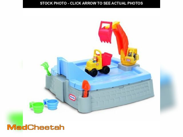 Lot 74-12633179 - Little Tikes Big Digger Sandbox, White - UNUSED