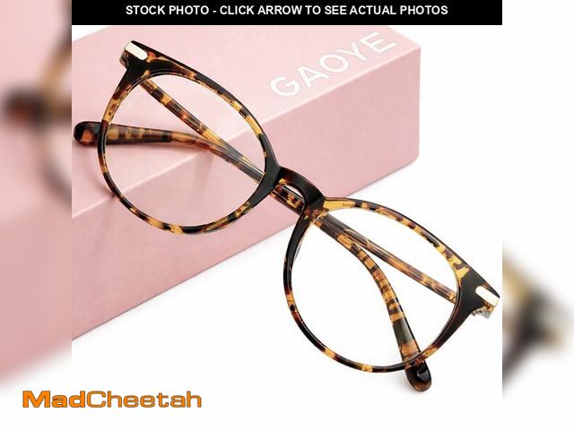 Lot 74-13543309 - Gaoye Blue Light Blocking Glasses, Retro Round Eyewear Frame Anti Eyestrain Computer Glasses for Wom...