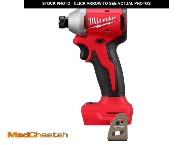 Lot 74-13604144 - Milwaukee M18 18V Lithium-Ion Compact Brushless Cordless 1/4 in. Impact Driver (Tool-Only) - UNUSED