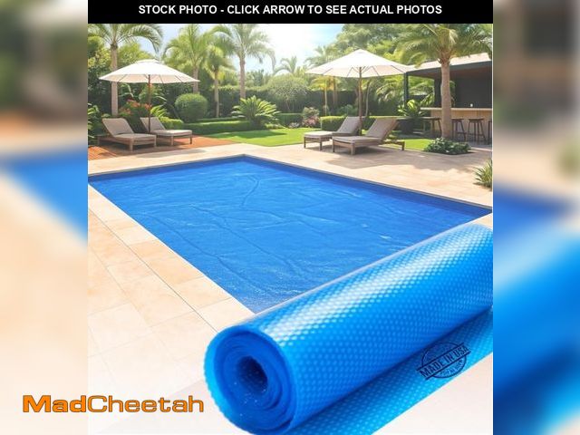 Lot 74-12367093 - SunHeater Pool Solar Blanket - Heavy Duty Rectangular Thermal Cover with Bubbles - Heat Transfer Sol...