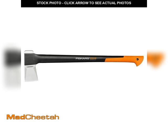 Lot 74-12584679 - Fiskars X25 6.3 lb. Splitting Axe with 28 in. Shock-absorbing Handle - UNUSED