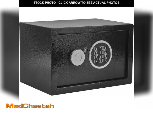 Lot 74-14365862 - Fraiixar Safe Box 0.43 Cubic Feet Steel Security with Digital Keypad-Electronic Safe for Home Office...
