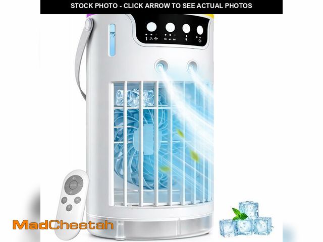 Lot 74-14384187 - Portable Air Conditioners, Mini Evaporative Air Cooler 1200ML with Ice Cooling Mist, Fans That Blow ...