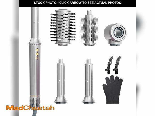 Lot 74-12604149 - JIGGL 5-in-1 Hot-Air Brush Styler &amp; Dryer - No Heat Damage Auto Wrap Multistyler - 110,000 High ...