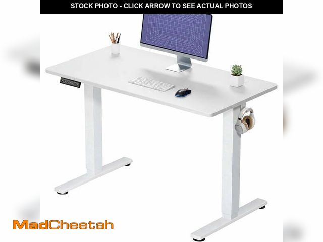 Lot 74-14371932 - CONCETTA Electric Height Adjustable Desk, 40"x24" Ergonomic Sit Stand Workstation, One-Touch Lift Ho...
