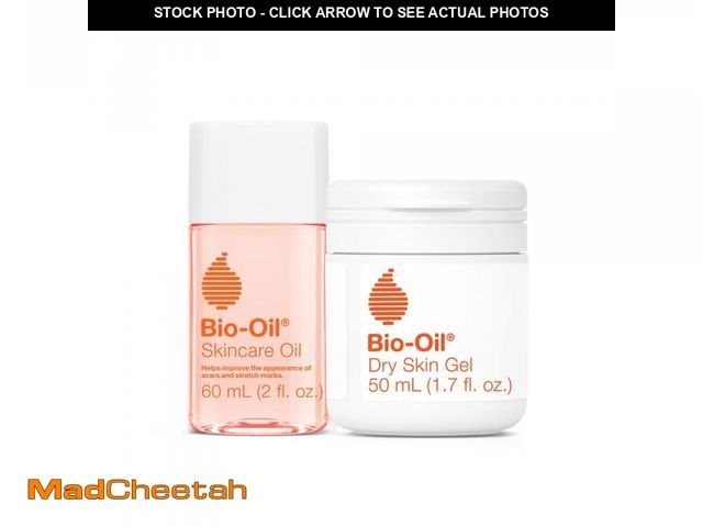 Lot 74-12304182 - Bio-Oil Travel Skincare Bundle for Scars, Stretch Marks, and Dry Skin, Includes Skin Care Oil (2 oz)...