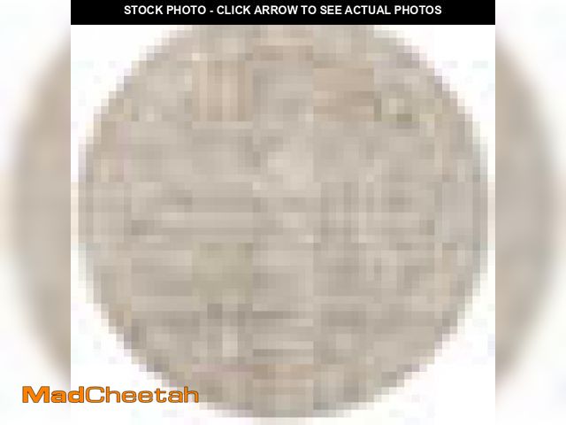 Lot 74-12156602 - Rifle Paper Co. X Loloi Maison MAO-02 Bough Natural Rug Polyester in White, Size 3' X 3' round| Wayf...