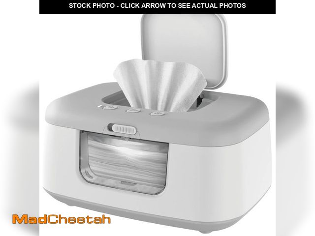 Lot 74-12789344 - Jool Baby Tiny Bums Baby Wipe Warmer and Dispenser with Nightlight, Gray - USED