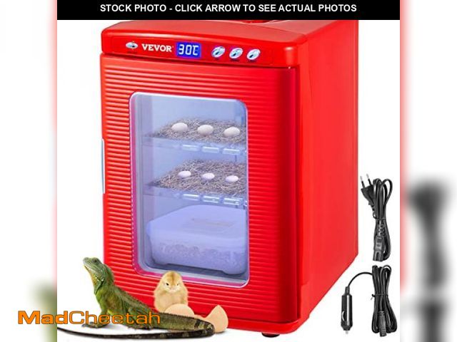 Lot 74-12028762 - Happybuy Red Reptile Incubator 25L Scientific Lab Incubator Digital Incubator Cooling and Heating 5-...