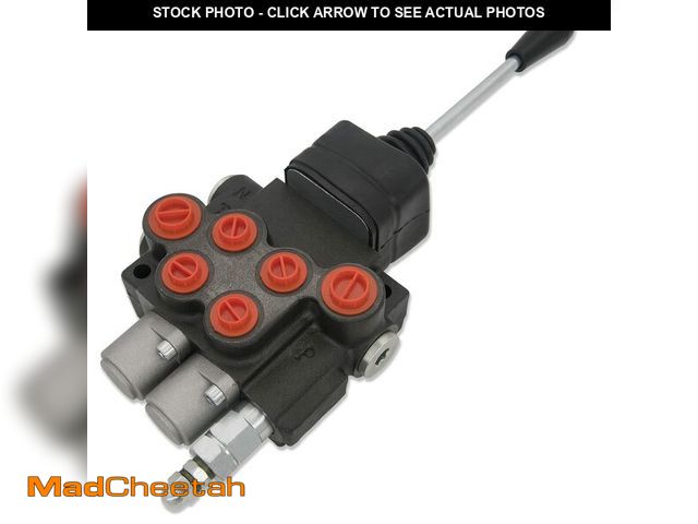 Lot 74-14476890 - Hydraulic Valve 2 Spool, Hydraulic Directional Control Valve, 11GPM Hydraulic Joystick Control Valve...