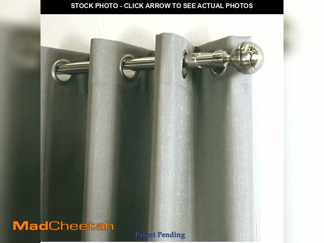 Lot 74-13039772 - (MISSING HARDWARE) Blackout Curtain rod by Thermaplus - UNUSED