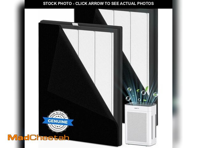 Lot 74-12971121 - DBFIT 2 Pack AP300 Genuine HEPA Washable Air Purifier Replacement Filters for AP300 Air Purifier, Or...