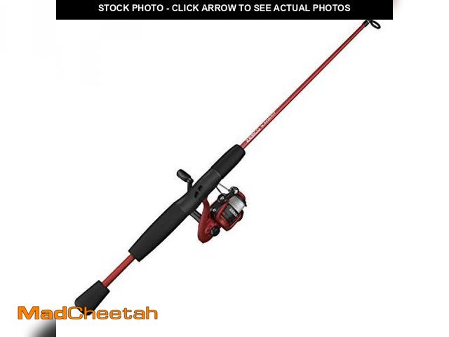Lot 74-12366440 - Zebco Slingshot Spinning Reel and Fishing Rod Combo, 6-Foot 2-Piece Fishing Pole, Size 20 Reel, Chan...