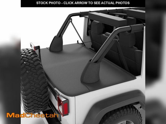 Lot 74-14149123 - JOYTUTUS Tonneau Cover Compatible with Wrangler JK 4 Doors 2007-2018, JKU Cargo Trunk Cover Tailgate...