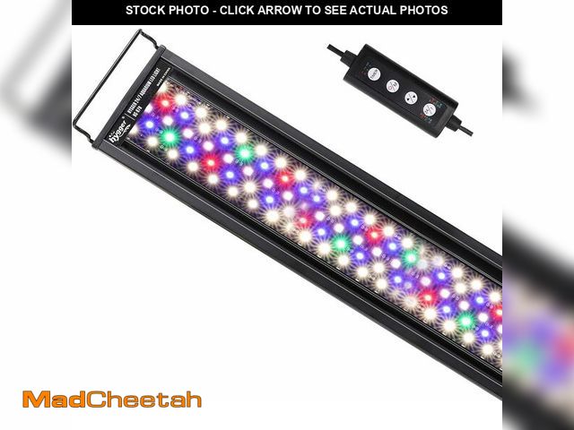 Lot 74-14082145 - hygger Advanced LED Aquarium Light with Timer, 24/7 Lighting Cycle &amp; DIY Mode, Full Spectrum Fis...