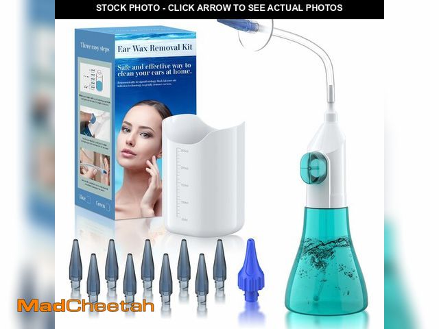 Lot 74-12435446 - Ear Wax Removal, Ear Cleaner, Ear Cleaning Kit, Manual Ear Irrigation Flushing System, Ear Wax Remov...