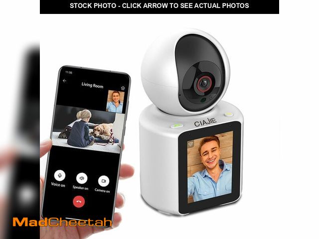 Lot 74-12601460 - CIAJIE Two-Way Video Camera 2.8-inch Screen,Pet Camera,Dog Camera,Indoor Home Nanny Camera,Baby/Elde...