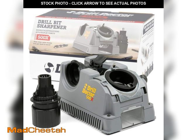 Lot 74-14587162 - Drill Doctor DD500X Drill Bit Sharpener-3/32 in. to 1/2 in. for Steel, Masonry, Carbide and Tin-Coat...