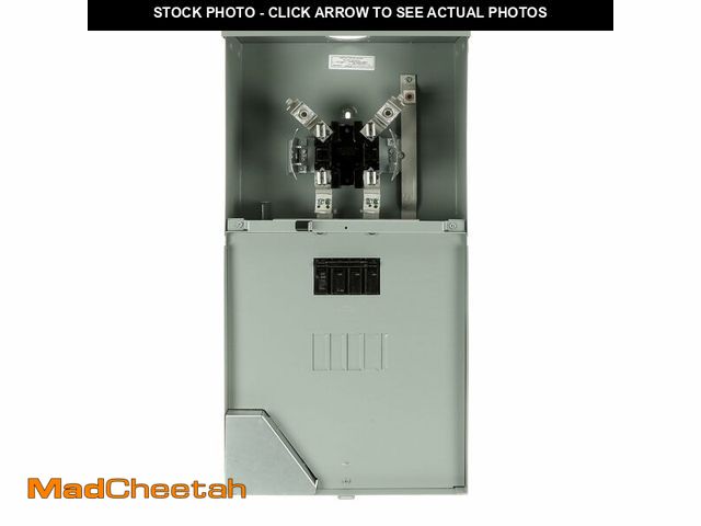 Lot 74-14078851 - MIDWEST R281CB1 Ã¢â¬Â¢ Metered Service Entrance Ã¢â¬Â¢ Weatherproof 200A OH/UG Meter Socket Main Ã...