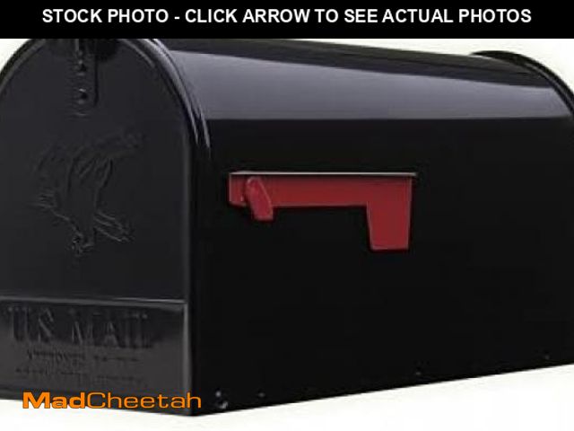 Lot 74-12530012 - Gibraltar E1600BAM Elite Post-Mount Mailbox, Large, Black Steel - Quantity 1 - USED