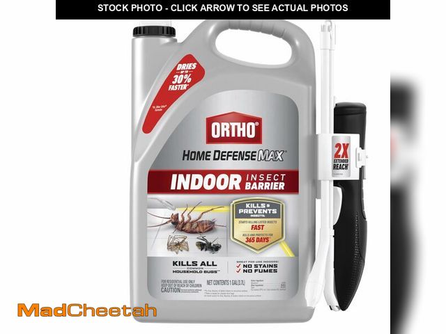 Lot 74-12715654 - Ortho Home Defense Max Indoor Insect Barrier with Extended Reach Comfort Wand, Kills Ants, Roaches, ...