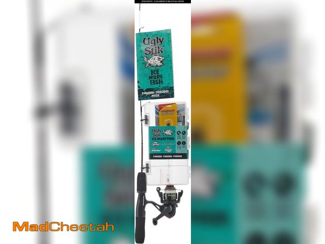 Lot 74-12137239 - Shakespeare Ugly Stik Ice More Fish Fishing Kit, 26" - Light - 1pc( BROKEN TIP)  - UNUSED