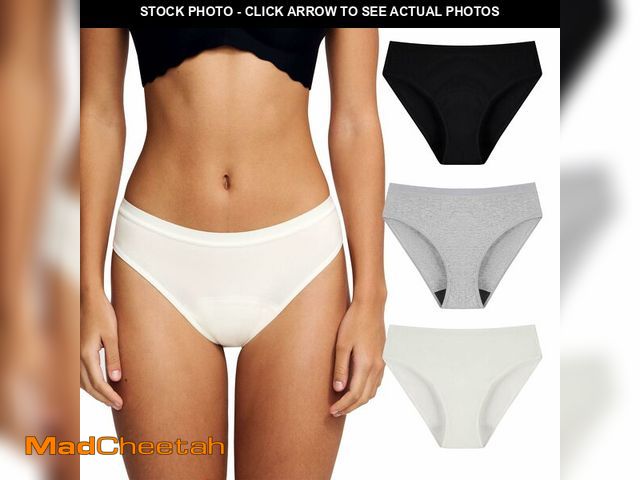 Lot 74-14145070 - Battewa Leak Proof Underwear for Women Incontinence Underwear Teens Ladies Cotton Leakproof Panties ...