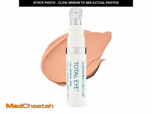 Lot 74-14265889 - Colorescience Total Eye 3-in-1 Renewal Therapy, 0.23 Fl Oz, Medium - USED