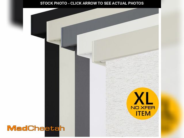 Lot 74-13790204 - SUNOFF Cordless Blackout Roller Shades Blinds for Windows Free-Stop,Pull Down Room Darkening with Va...