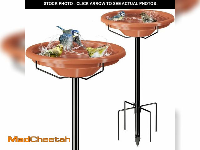 Lot 74-13769526 - iBorn 36Ã¢â¬Â³ Standing Bird Feeder for Outdoors with 3 Adjustable Height Pole,12Ã¢â¬Â³ BPA-Free P...