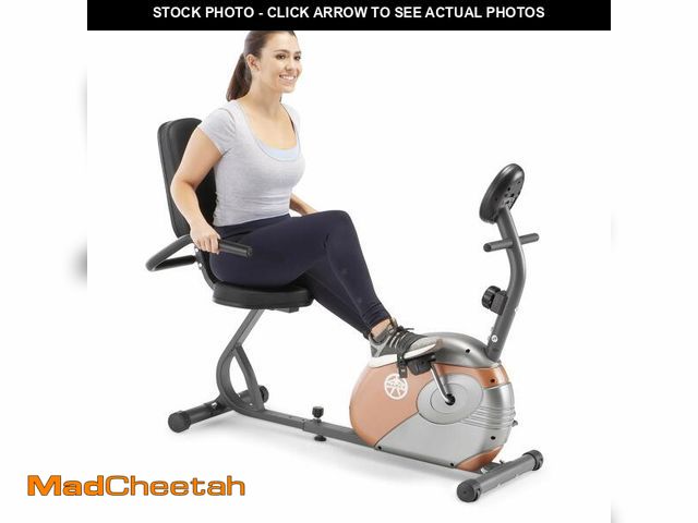 Lot 74-12694012 - Marcy Recumbent Exercise Bike with Resistance ME-709 - UNUSED