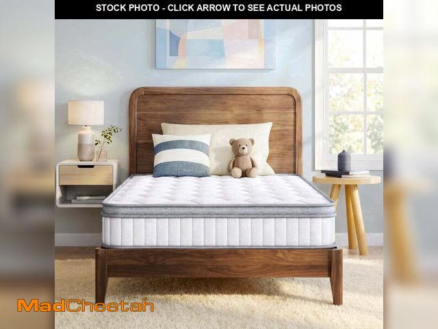 Lot 74-14603823 - CELTOSS 8 Inch Full Hybrid Mattress, Cooling Gel Memory Foam &amp; Pocket Spring Hybrid, Medium Firm...