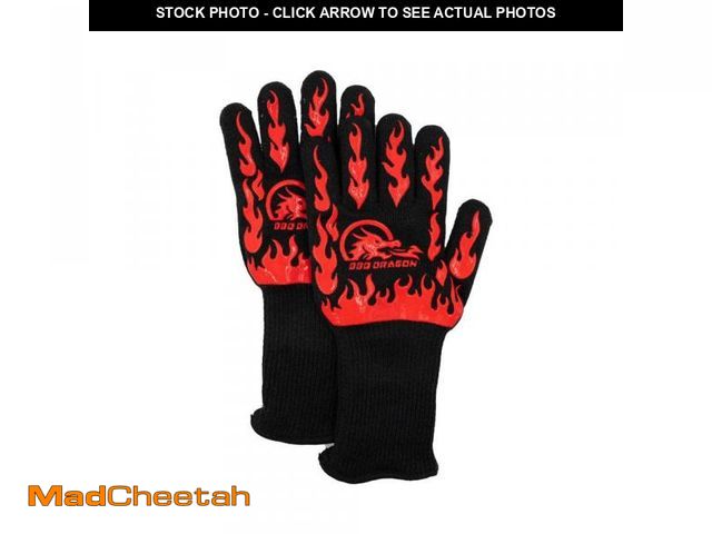 Lot 74-12424585 - BBQ Dragon Extreme Heat Resistance BBQ Gloves (1-Pair) - UNUSED