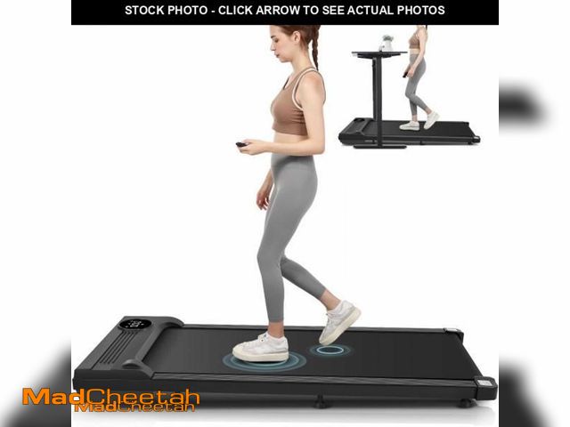 Lot 74-11797131 - ANCHEER Under Desk Treadmill, 300lb Capacity, 2.5HP Portable 2 in 1 Walking Pad Treadmill with Remot...