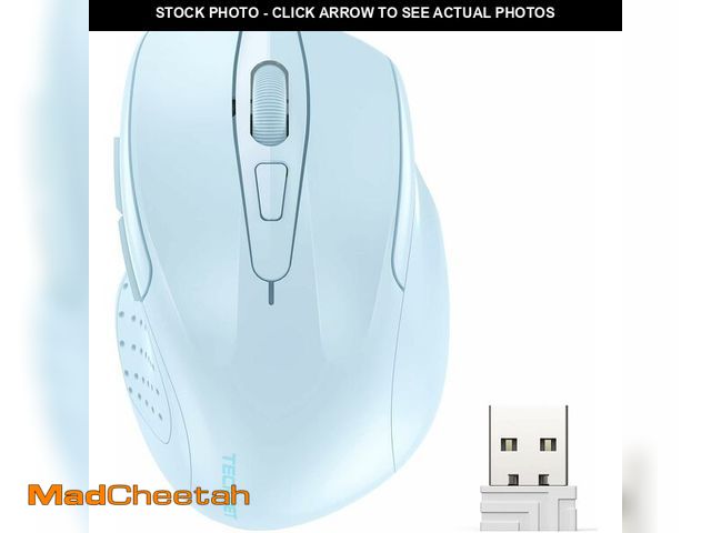 Lot 74-12332471 - TECKNET Wireless Mouse, 2.4G Ergonomic Optical Mouse, Computer Mouse for Laptop, PC, Computer, Chrom...
