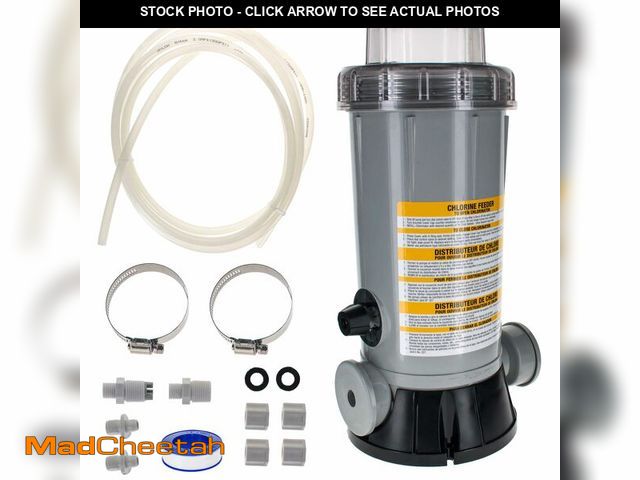 Lot 74-12769429 - *DIRTY* U.S. Pool Supply Professional Off-Line Pool Automatic Chlorine Feeder - 9 lb Chemical Capaci...