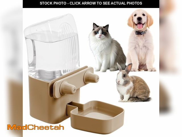 Lot 74-14143921 - 50 oz Rabbit Water Dispenser,Gravity Dog Water Bowl Dispenser for Cage,Auto Water Bottle for Ferret,...