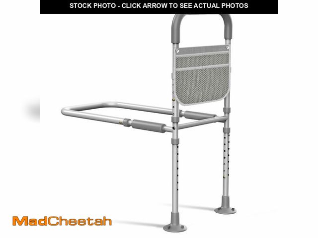 Lot 74-13069104 - Bed Rails for Elderly Adults Safety: ASTM Approved Adjustable Bed Assist Rail for Seniors with Stora...