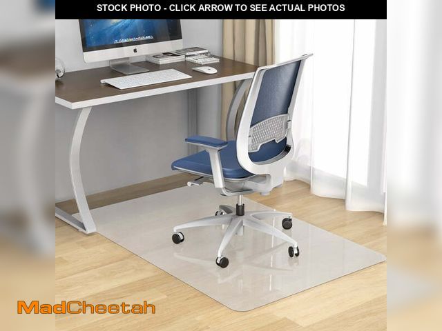 Lot 74-12766354 - Plastic Chair Mat for Hardwood Floor, 36"x 48" Office Chair Mat for Home, Floor Protector Mat for De...