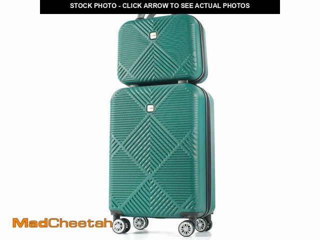 Lot 74-13780393 - Tripcomp Luggage Sets 2 Piece Suitcase Set (14/20/)Hardside Suitcase with Spinner Wheels Lightweight...