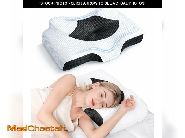 Lot 74-14430143 - Osteo Cervical Pillow for Neck Pain Relief, Hollow Design Odorless Memory Foam Pillows with Cooling ...