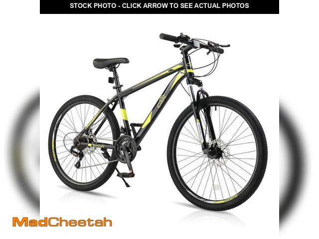 Lot 74-13060543 - UBesGoo 26" Lightweight Explorer Mountain Bike, 21-Speed for Men and Women Disc Brakes &amp; Suspens...