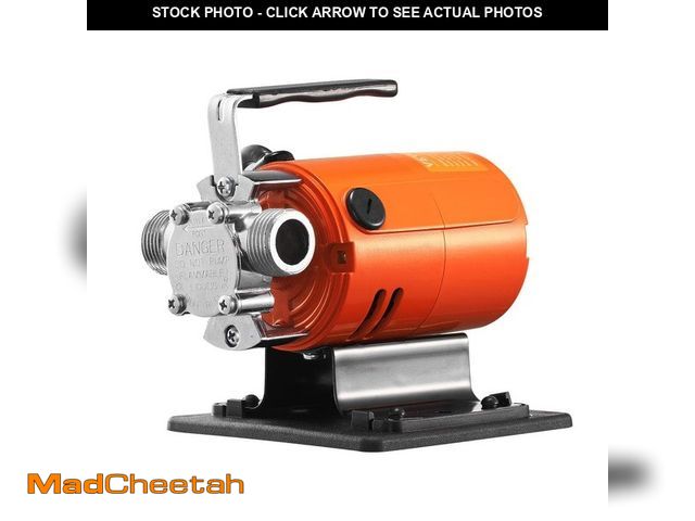 Lot 74-12746825 - VEVOR Water Transfer Pump 120- Volt AC 360 GPH 0.1 HP Portable Electric Utility Pump with 6 ft. Hose...