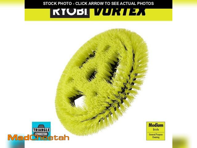 Lot 74-14246280 - RYOBI 11 in. VORTEX Medium Bristle Brush - UNUSED